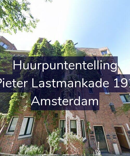 Foto gevel Huurpuntentelling voor Pieter Lastmankade 192, Amsterdam