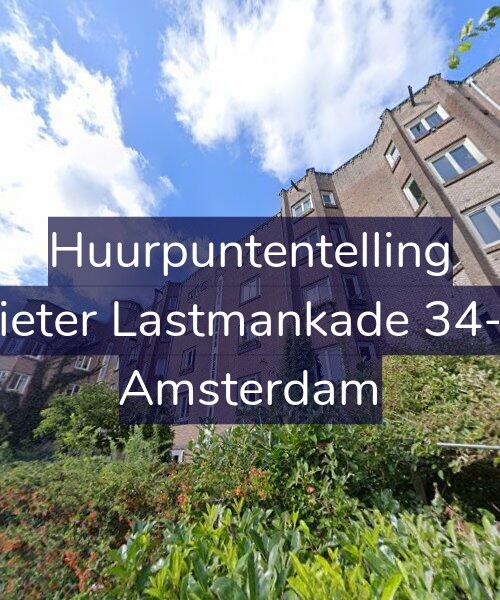 Foto gevel Huurpuntentelling voor Pieter Lastmankade 34-2, Amsterdam