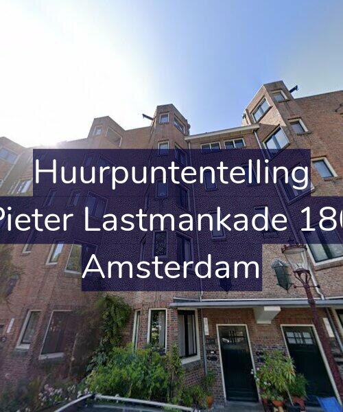 Foto gevel Huurpuntentelling voor Pieter Lastmankade 180, Amsterdam