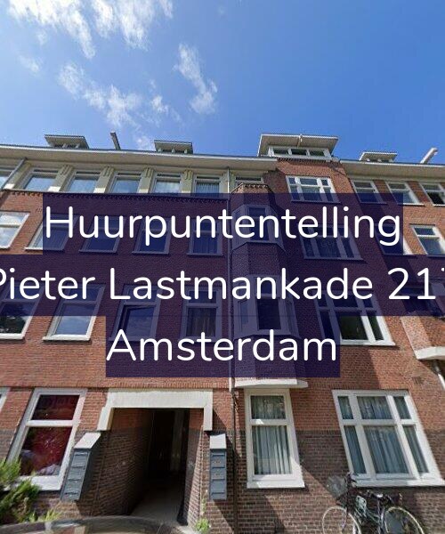 Foto gevel Huurpuntentelling voor Pieter Lastmankade 217, Amsterdam
