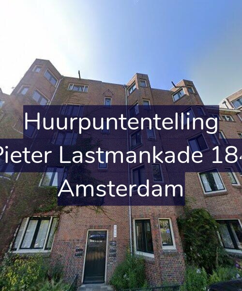 Foto gevel Huurpuntentelling voor Pieter Lastmankade 184, Amsterdam