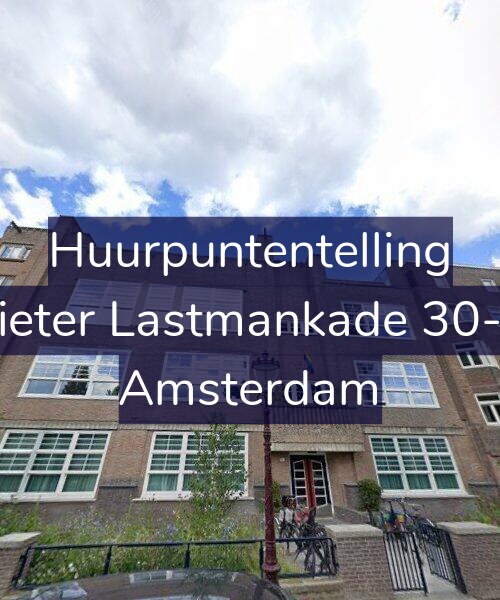 Foto gevel Huurpuntentelling voor Pieter Lastmankade 30-B, Amsterdam