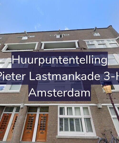 Foto gevel Huurpuntentelling voor Pieter Lastmankade 3-H, Amsterdam