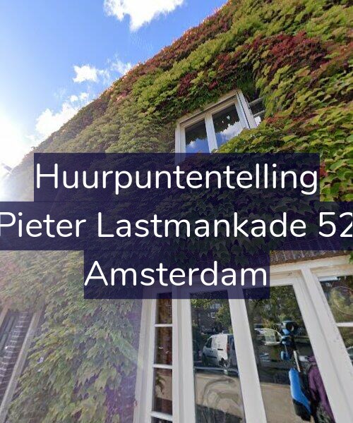 Foto gevel Huurpuntentelling voor Pieter Lastmankade 52, Amsterdam