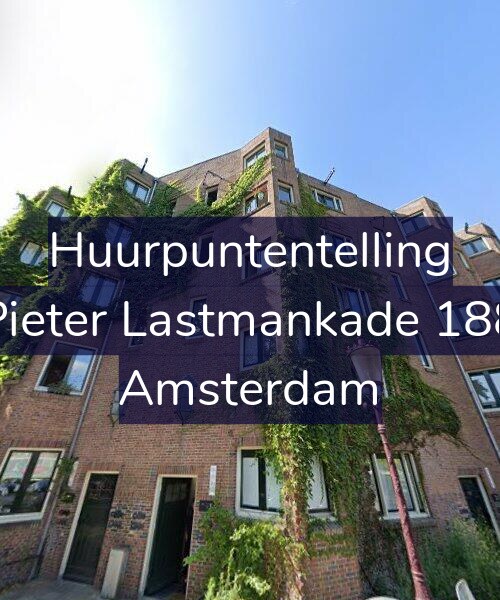 Foto gevel Huurpuntentelling voor Pieter Lastmankade 188, Amsterdam