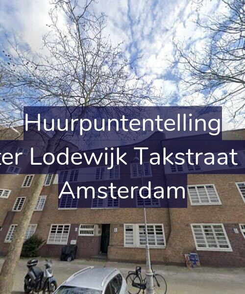 Foto gevel Huurpuntentelling voor Pieter Lodewijk Takstraat 9-A, Amsterdam