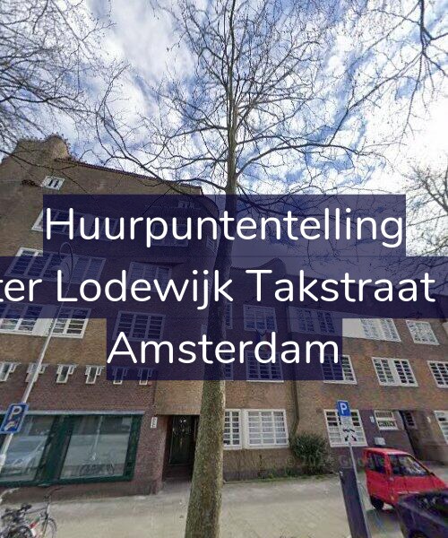 Foto gevel Huurpuntentelling voor Pieter Lodewijk Takstraat 5-B, Amsterdam