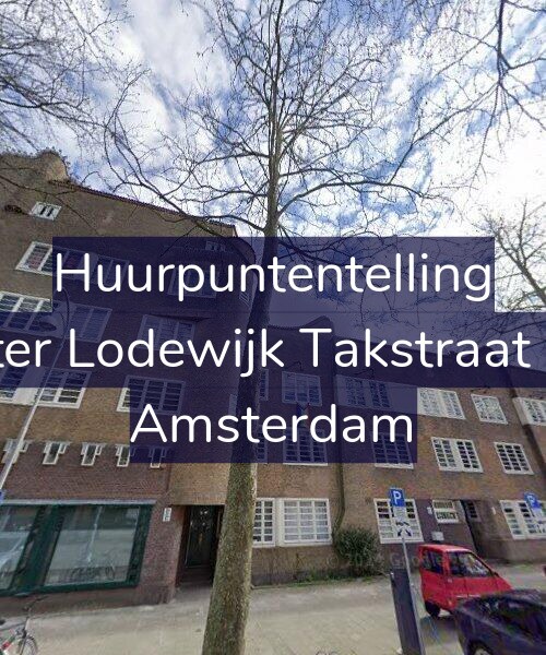 Foto gevel Huurpuntentelling voor Pieter Lodewijk Takstraat 5-C, Amsterdam