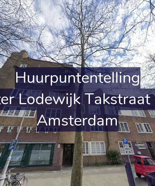 Foto gevel Huurpuntentelling voor Pieter Lodewijk Takstraat 5-A, Amsterdam