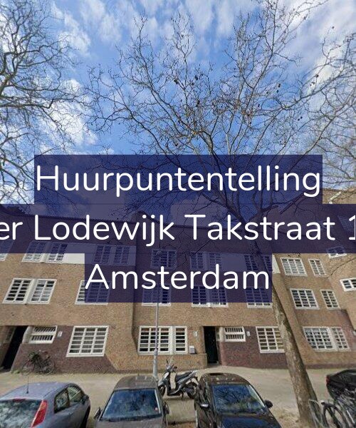 Foto gevel Huurpuntentelling voor Pieter Lodewijk Takstraat 10-B, Amsterdam