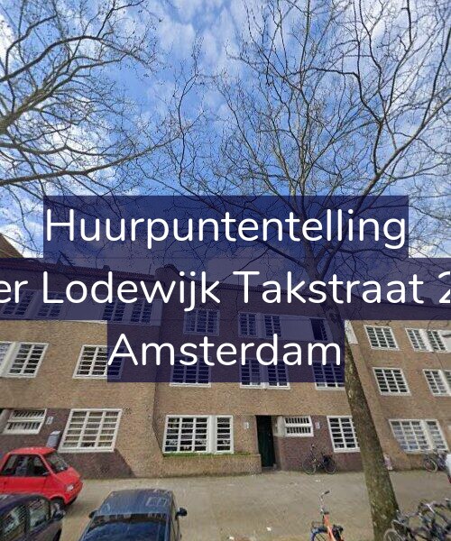 Foto gevel Huurpuntentelling voor Pieter Lodewijk Takstraat 20-A, Amsterdam