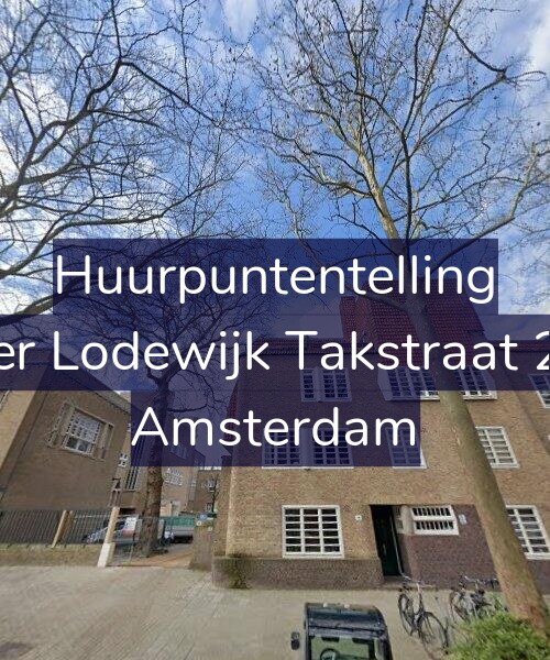 Foto gevel Huurpuntentelling voor Pieter Lodewijk Takstraat 28-C, Amsterdam