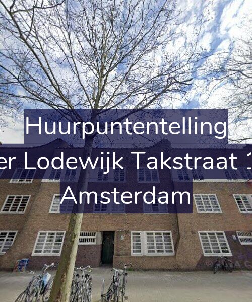 Foto gevel Huurpuntentelling voor Pieter Lodewijk Takstraat 13-B, Amsterdam