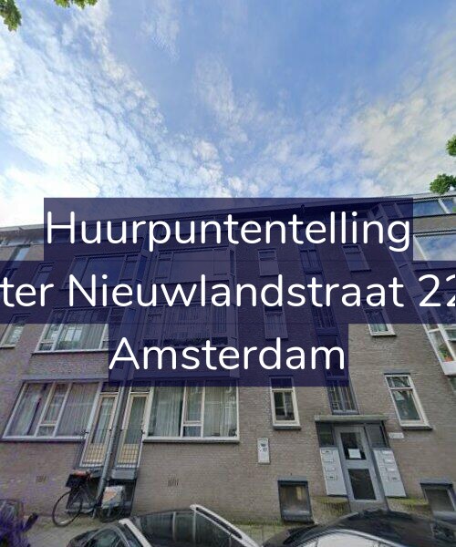 Foto gevel Huurpuntentelling voor Pieter Nieuwlandstraat 22-C, Amsterdam