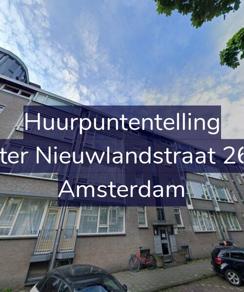 Foto gevel Huurpuntentelling voor Pieter Nieuwlandstraat 26-A, Amsterdam