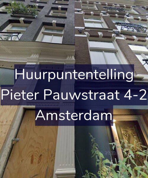 Foto gevel Huurpuntentelling voor Pieter Pauwstraat 4-2, Amsterdam