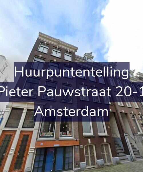 Foto gevel Huurpuntentelling voor Pieter Pauwstraat 20-1, Amsterdam