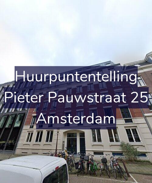 Foto gevel Huurpuntentelling voor Pieter Pauwstraat 25, Amsterdam