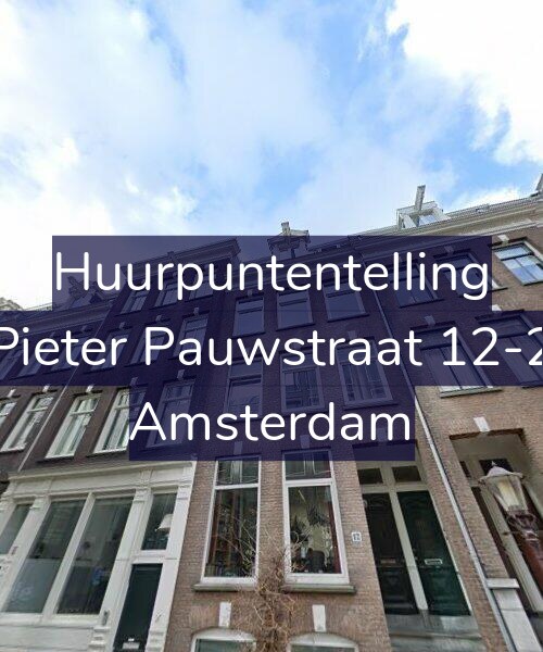 Foto gevel Huurpuntentelling voor Pieter Pauwstraat 12-2, Amsterdam