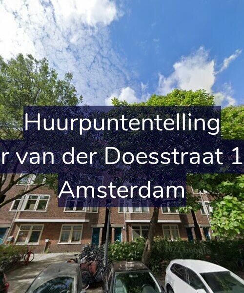 Foto gevel Huurpuntentelling voor Pieter van der Doesstraat 110-1, Amsterdam