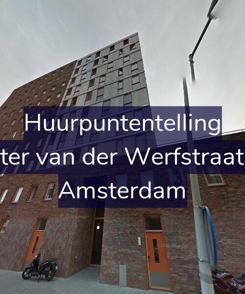 Foto gevel Huurpuntentelling voor Pieter van der Werfstraat 62, Amsterdam