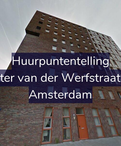 Foto gevel Huurpuntentelling voor Pieter van der Werfstraat 32, Amsterdam