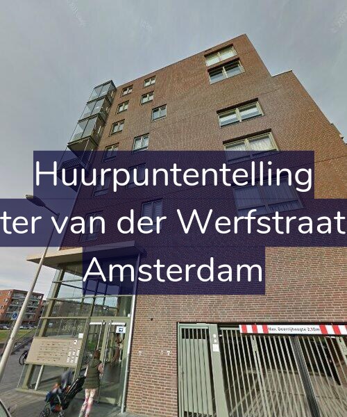Foto gevel Huurpuntentelling voor Pieter van der Werfstraat 33, Amsterdam