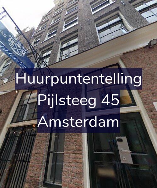 Foto gevel Huurpuntentelling voor Pijlsteeg 45, Amsterdam