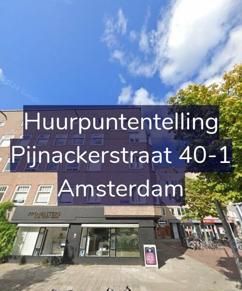 Foto gevel Huurpuntentelling voor Pijnackerstraat 40-1, Amsterdam