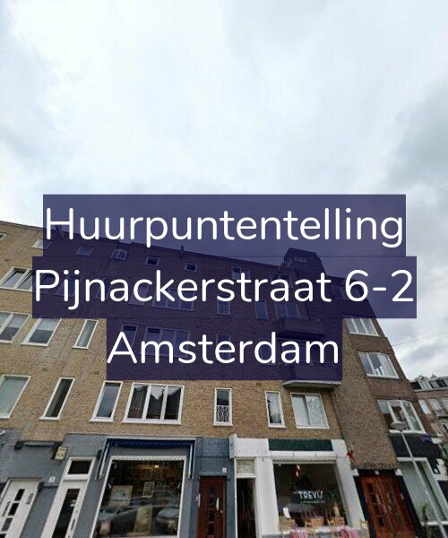 Foto gevel Huurpuntentelling voor Pijnackerstraat 6-2, Amsterdam