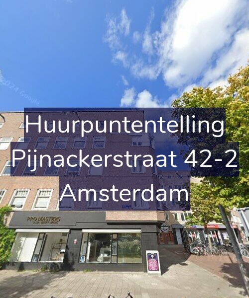 Foto gevel Huurpuntentelling voor Pijnackerstraat 42-2, Amsterdam
