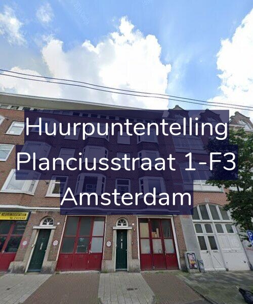Foto gevel Huurpuntentelling voor Planciusstraat 1-F3, Amsterdam