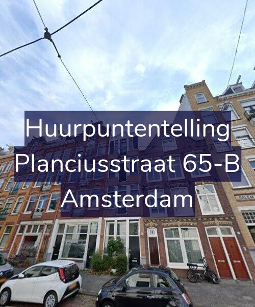 Foto gevel Huurpuntentelling voor Planciusstraat 65-B, Amsterdam