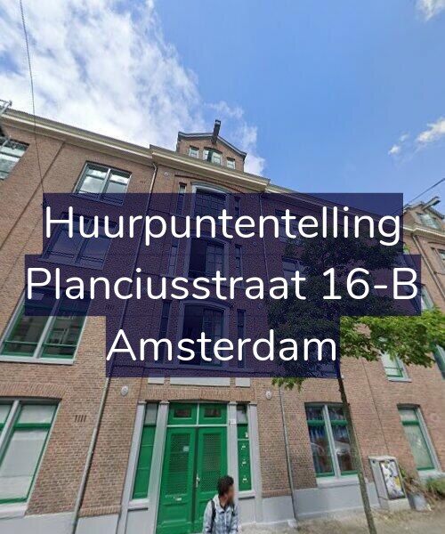 Foto gevel Huurpuntentelling voor Planciusstraat 16-B, Amsterdam