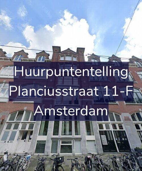 Foto gevel Huurpuntentelling voor Planciusstraat 11-F, Amsterdam