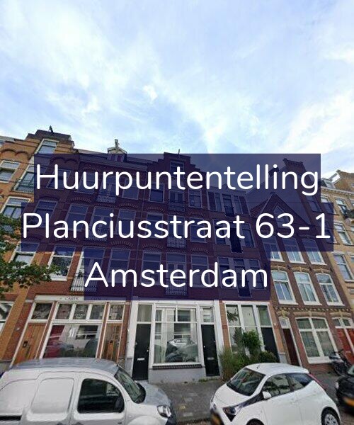 Foto gevel Huurpuntentelling voor Planciusstraat 63-1, Amsterdam