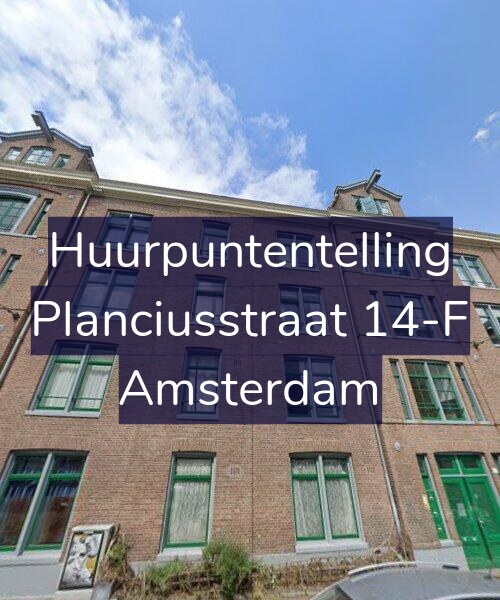 Foto gevel Huurpuntentelling voor Planciusstraat 14-F, Amsterdam