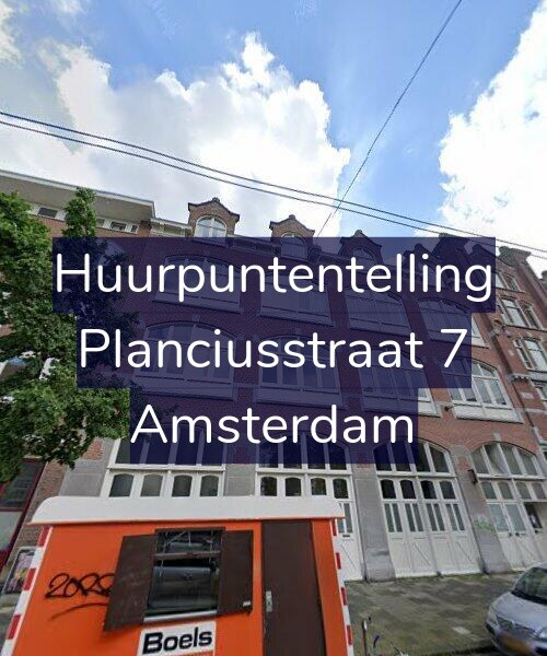 Foto gevel Huurpuntentelling voor Planciusstraat 7, Amsterdam
