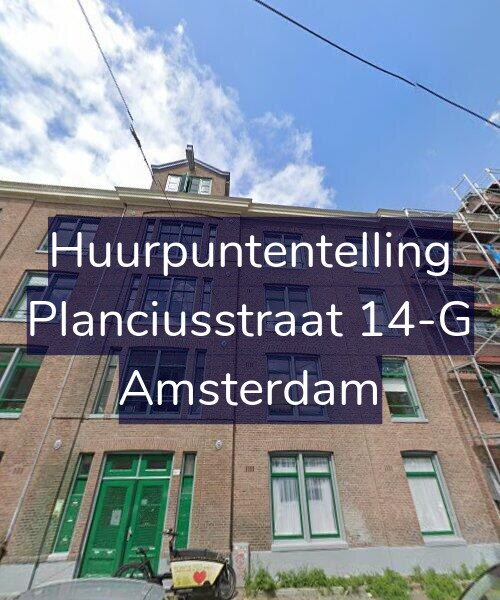 Foto gevel Huurpuntentelling voor Planciusstraat 14-G, Amsterdam