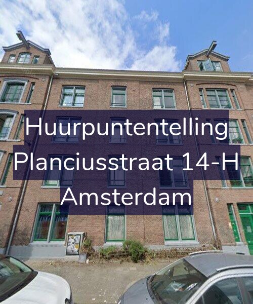 Foto gevel Huurpuntentelling voor Planciusstraat 14-H, Amsterdam