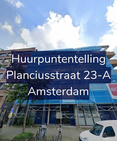 Foto gevel Huurpuntentelling voor Planciusstraat 23-A, Amsterdam
