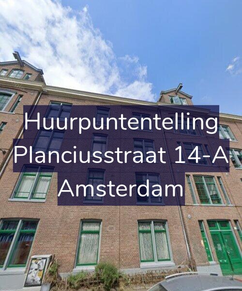 Foto gevel Huurpuntentelling voor Planciusstraat 14-A, Amsterdam