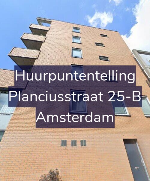 Foto gevel Huurpuntentelling voor Planciusstraat 25-B, Amsterdam