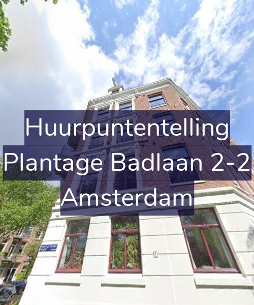 Foto gevel Huurpuntentelling voor Plantage Badlaan 2-2, Amsterdam
