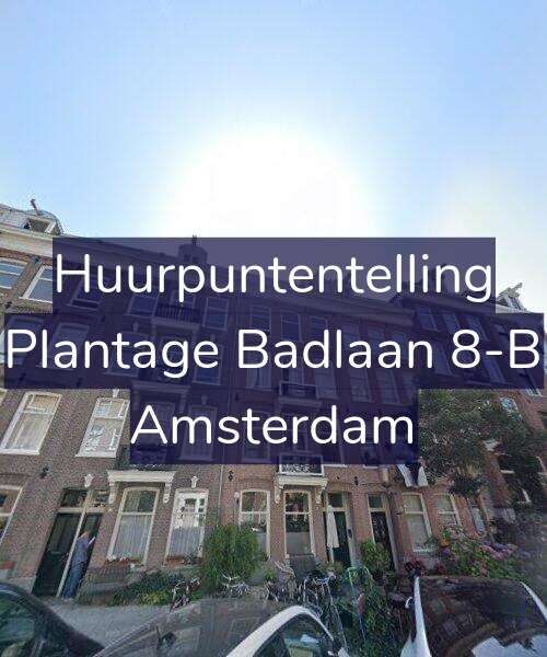 Foto gevel Huurpuntentelling voor Plantage Badlaan 8-B, Amsterdam