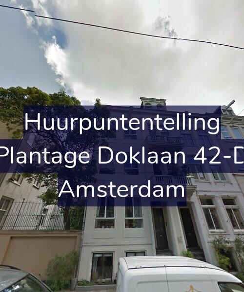 Foto gevel Huurpuntentelling voor Plantage Doklaan 42-D, Amsterdam