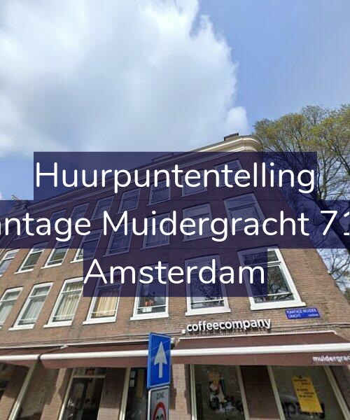 Foto gevel Huurpuntentelling voor Plantage Muidergracht 71-3, Amsterdam