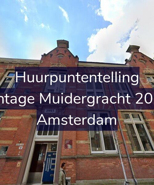 Foto gevel Huurpuntentelling voor Plantage Muidergracht 20-G1, Amsterdam