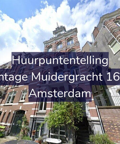 Foto gevel Huurpuntentelling voor Plantage Muidergracht 161-1, Amsterdam