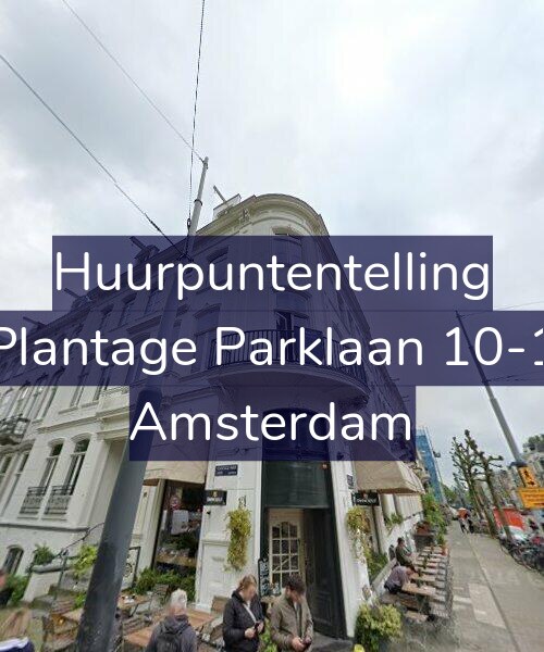 Foto gevel Huurpuntentelling voor Plantage Parklaan 10-1, Amsterdam